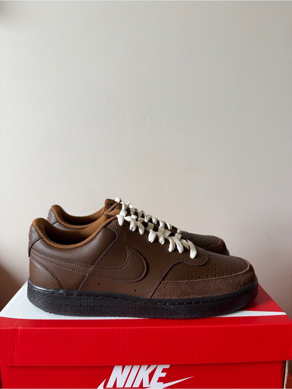 Nike Court Vision Low Cacao Brown IO8749-299 Men’s Size 8.5